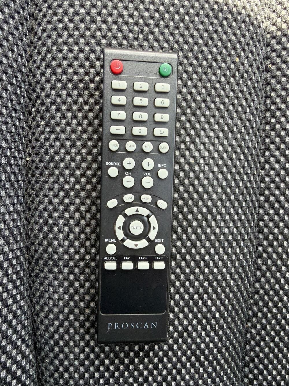 Proscan 4 PRO TV Remote Control PLDED3280A PLDED5068AC PLDED4897A PLDED4331A